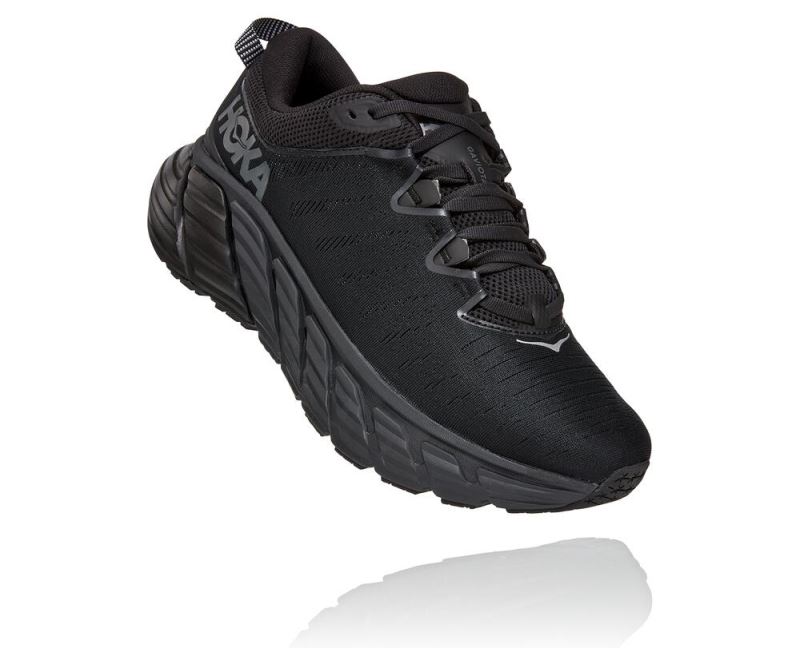 Hoka Gaviota 3 Road Homem - Sapatilhas De Treino Pretas / Pretas | PT-o4U9F4h